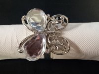 4Pcs Butterfly Napkin Rings Wedding Christenings Dinner Parties