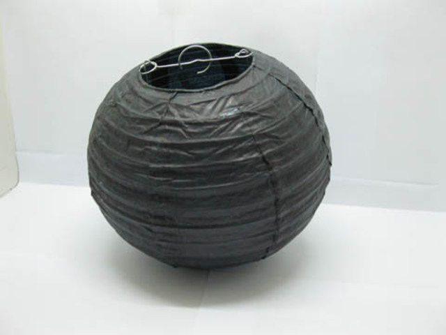 10Pcs New Plain Black Paper Lantern Wedding Favor 30cm 10Pcs New Plain Black Paper Lantern Wedding Favor 30cm
