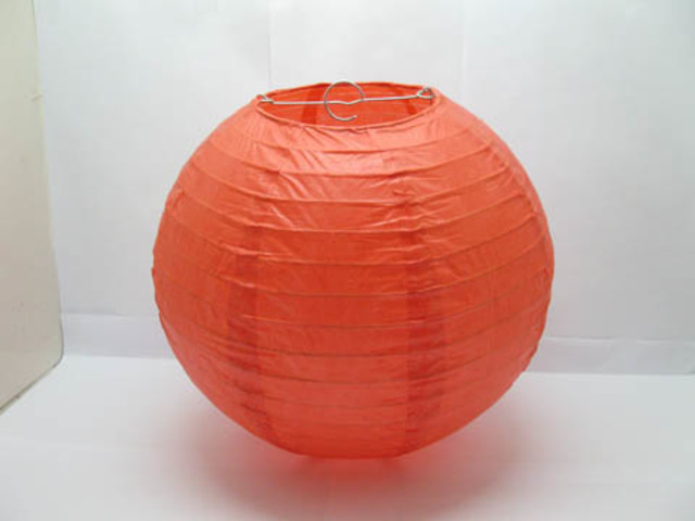 5Pcs New Plain Red Paper Lantern Wedding Favor 35cm - Click Image to Close