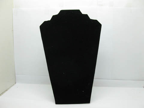 4X Black Velvet Mannequin Necklace Display Bust - Click Image to Close