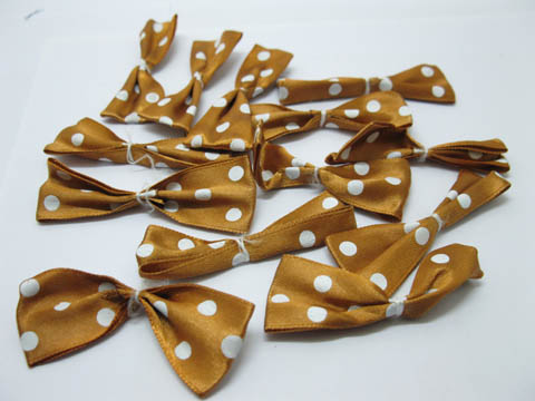 500X Light Coffee Bowknot Bow Tie Decorative Embellishments - Click Image to Close
