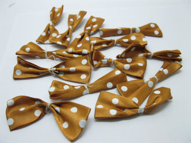 500X Light Coffee Bowknot Bow Tie Decorative Embellishments