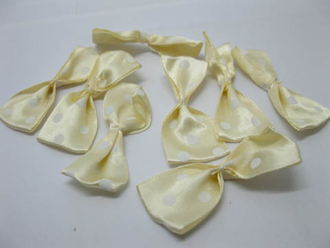500X Ivory Bowknot Bow Tie Decorative Embellishments - Click Image to Close