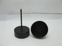 1Box X 6Sets Nail Shaped Black Metal Candle Holder 1Box X 6Sets Nail Shaped Black Metal Candle Holder