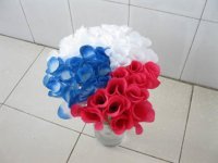 50X Rose Bouquet Holding Flowers Wedding Favor Decoration we-f-c