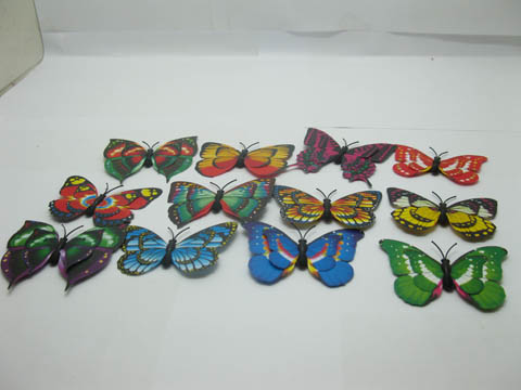 98 Double-Deck Butterfly Wedding Party Favors 7cm Assorted - Click Image to Close