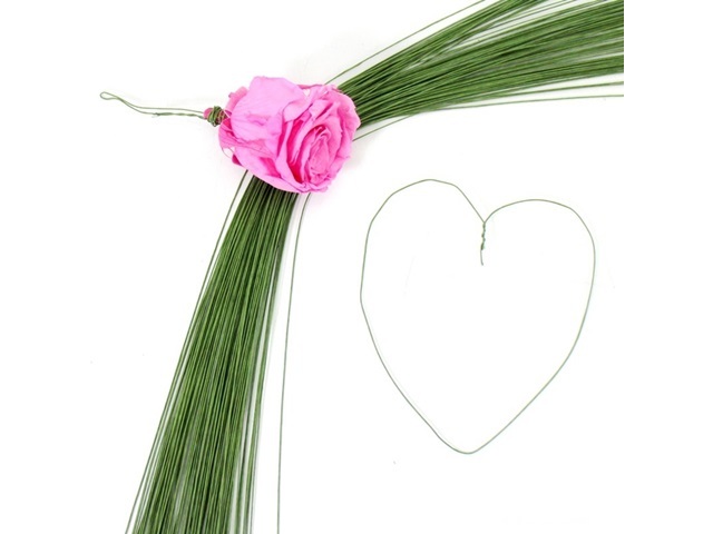 250Pcs Green Covered Florist Wire for Floristry/Crafts 22#