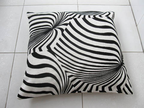 2Pcs HQ Ivory Back Hemp Pillow Cushion Covers 44cm - Click Image to Close