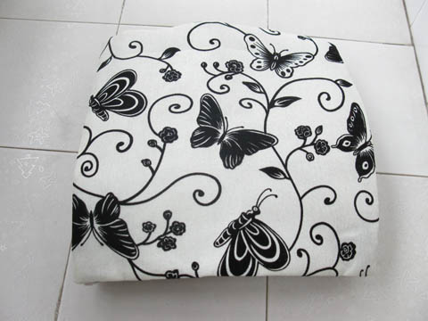 2Pcs HQ Ivory Butterfly Hemp Pillow Cushion Covers 43cm - Click Image to Close