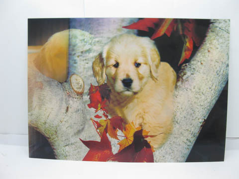 10Pcs Dog Amazing 3D Lenticular Art Photo Picture 34x24cm - Click Image to Close