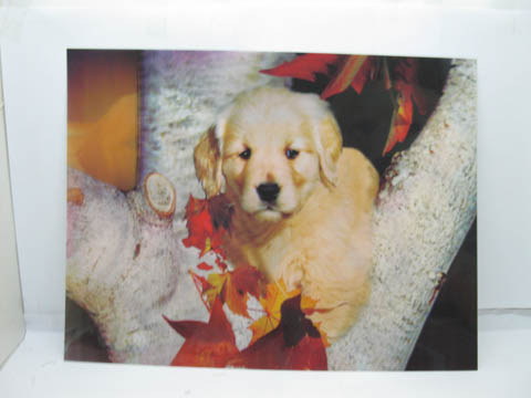 10Pcs Dog Amazing 3D Lenticular Art Photo Picture 38x29cm - Click Image to Close