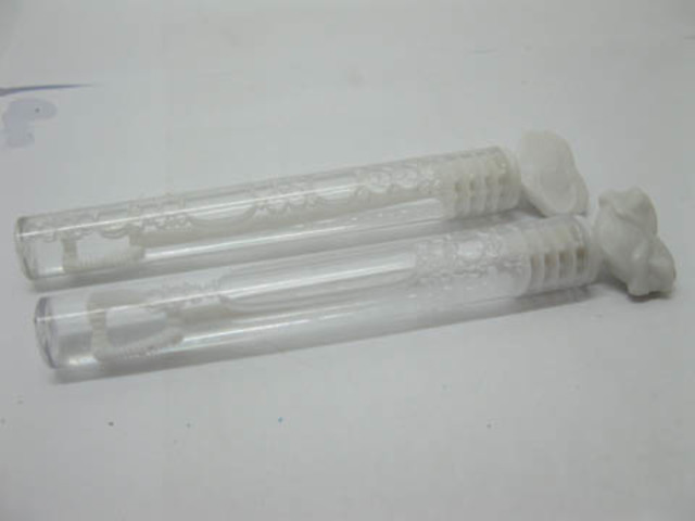 5x8Pcs White Tube Shape Bubble Wedding Favor 5x8Pcs White Tube Shape Bubble Wedding Favor