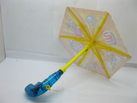 6X Cute Umbrella Shaped Water Gun Toy for Kids Mixed Colour - Click Image to Close
