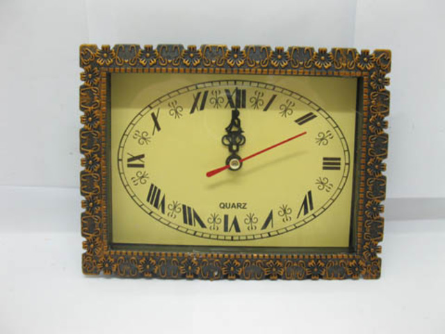 4X Square Clock Face with Movement Roman Numerals - Click Image to Close