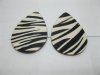 100 Zebra-Stripe Teardrop Wooden Beads 62mm long 100 Zebra-Stripe Teardrop Wooden Beads 62mm long