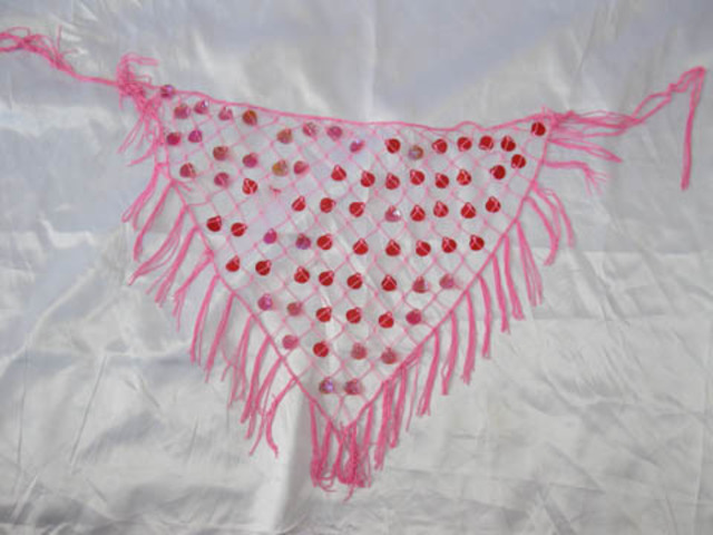 12 New Mesh Scarves with Sequins for Kids Mixed Color 12 New Mesh Scarves with Sequins for Kids Mixed Color