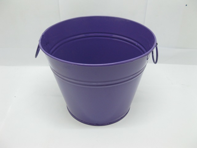 10X Purple Tin Pail Bucket w/Ring Handle for Wedding Favor 10X Purple Tin Pail Bucket w/Ring Handle for Wedding Favor