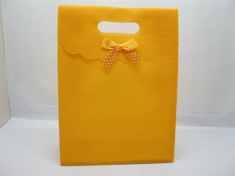 12 New Orange Gift Bag for Wedding 26x19.5cm - Click Image to Close