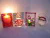 24X New Glass Tea Light Holder with Cover Assorted 24X New Glass Tea Light Holder with Cover Assorted