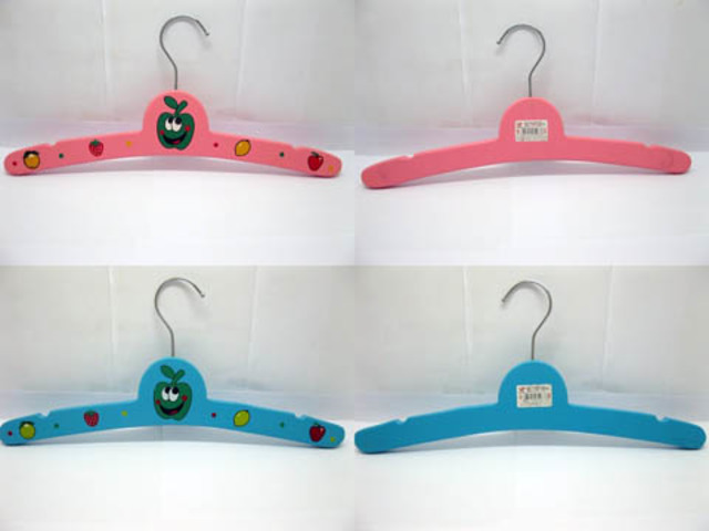 40Pcs Lovely Wooden Children Clothes Coat Hanger Mixed