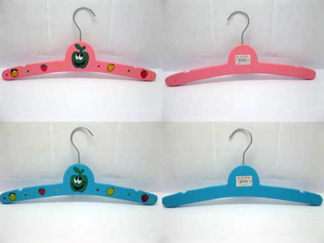 40Pcs Lovely Wooden Children Clothes Coat Hanger Mixed - Click Image to Close