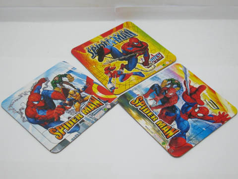 100Sheets x 3Pcs Spider-man Cardboard Jigsaw Puzzle Education - Click Image to Close