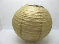 10 New Plain Golden Paper Lantern Wedding Favor 20cm 10 New Plain Golden Paper Lantern Wedding Favor 20cm