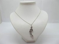 1Sheet X 20Pcs Silver Plated Chain Necklace Meaning Words
