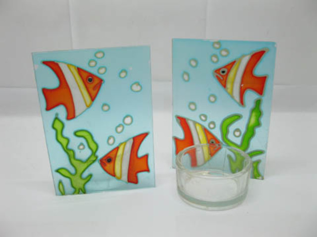 30Pcs Fish Glass Tea Light Holder For Sea Theme Wedding 30Pcs Fish Glass Tea Light Holder For Sea Theme Wedding
