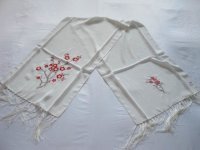 10 New Traditional Lady's Silk Scarves with Tassels 10 New Traditional Lady's Silk Scarves with Tassels