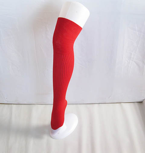 12Pairs New Red Knee High Socks for Girl Lady - Click Image to Close