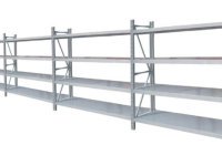 1X Long Span Shelving for Warehouse 200X50X150CM 4 Bay System