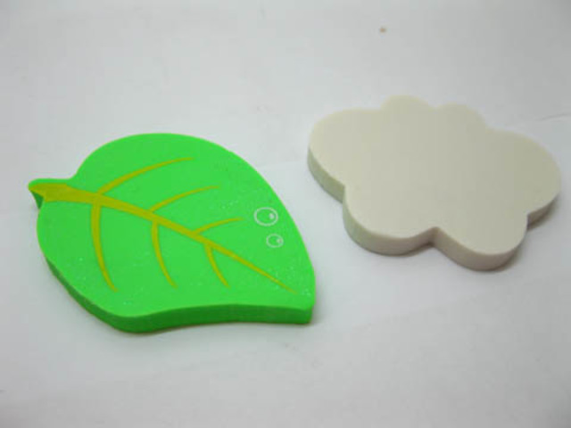 30 Novelty Butterfly Leaf Design Erasers Assorted - Click Image to Close