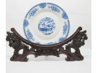 10Pcs Ancient Chinese Design Plate Display Stand 25cm High 10Pcs Ancient Chinese Design Plate Display Stand 25cm High