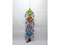 1X Dongba 4-Flat Drum Wind Chime Ornament 1X Dongba 4-Flat Drum Wind Chime Ornament