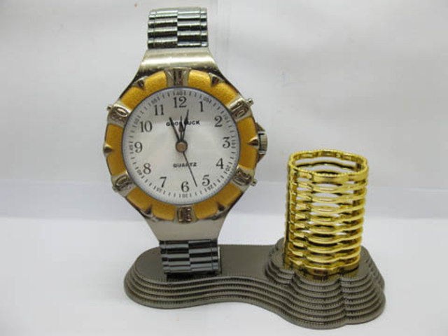 1Pc Large Wrist Watch Clock Status with Pen Holder 1Pc Large Wrist Watch Clock Status with Pen Holder