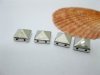 100 Silvery Rock Punk Square Pyramid Spike Stud Beads 10mm 100 Silvery Rock Punk Square Pyramid Spike Stud Beads 10mm