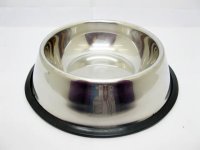 1Pc New Dog/Pet Feed/Water Dish Bowl - Non Slip 22cm 1Pc New Dog/Pet Feed/Water Dish Bowl - Non Slip 22cm