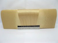 1Pc Golden Satin Evening Handbag Wedding Clutch Bag w/Rhinestone