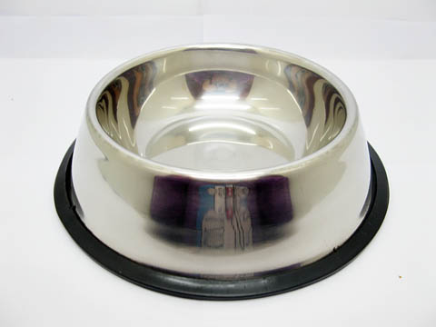 1Pc New Dog/Pet Feed/Water Dish Bowl - Non Slip 22cm - Click Image to Close