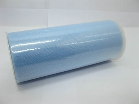 1Roll X 25Yards Tulle Roll Spool 15cm Wedding Gift Bow - Skyblue - Click Image to Close