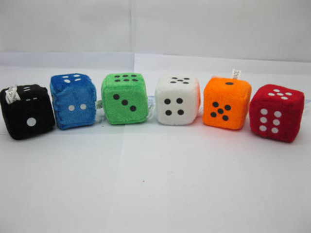 24Pcs Funny Sponge Materials Dot Dice with Sucker Wholesale