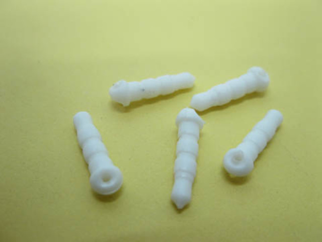 500 Mobile Phone Dustproof Ear Plug w/Hole White