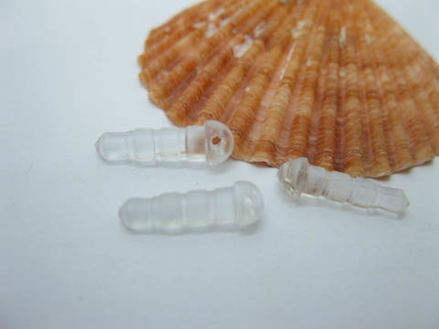 500 Mobile Phone Dustproof Ear Plug w/Hole Clear