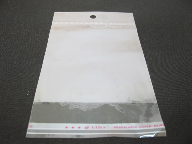 1000 Clear Self-Adhesive Seal Plastic Bags 21.5x8cm - Click Image to Close