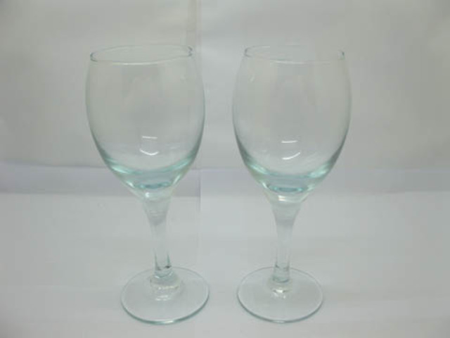 1Boxes X 6pcs Clear Red Wine Glass 18cm High - Click Image to Close