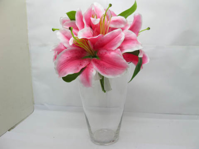 5Pcs Wedding Clear Glass Wide Top Table Flower Vases 5Pcs Wedding Clear Glass Wide Top Table Flower Vases