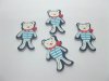 98 Bear Craft Embellishment Scrapbooking 36x22mm - Blue 98 Bear Craft Embellishment Scrapbooking 36x22mm - Blue