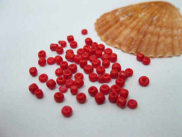 1Bag X 30000Pcs Opaque Glass Seed Beads 2mm Red