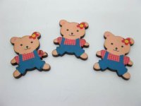 98 Bear Craft Embellishment Scrapbooking - Blue & Red 98 Bear Craft Embellishment Scrapbooking - Blue & Red